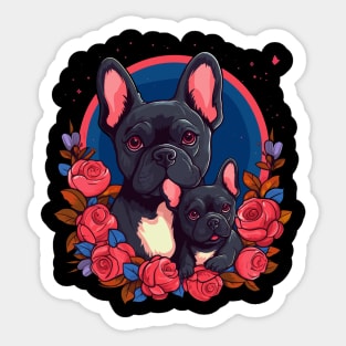 French Bulldog Mothers Day Sticker